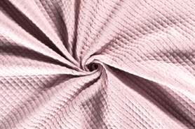 Stoffen - Doorgestikte stof - Hydrofiel gewatteerd gouden stipjes - roze - 16540-012