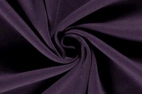 Paarse stoffen - Joggingstof - aubergine - 5650-044