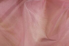 Roze stoffen - Organza stof - roze - 4455-005