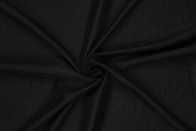 90% tencel, 10% polyester - Tencel stof - tencellini - zwart - 0869-999