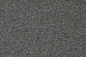 Katoen polyester lycra stoffen - Tricot stof - gemeleerd - donkergrijs - 997247-995