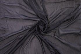 Exclusieve stoffen - Zijde stof - chiffon silk - zwart - 499999-999