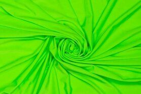 82% nylon, 18% elastan - Tricot stof - shine - neon groen - 794208-711