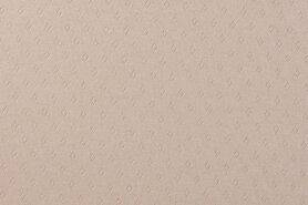 Zandbeige stoffen - Tricot stof - ajour - zand - K47012-520
