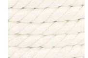 Witte / creme - Gedraaid koord katoen wit (89688-009)