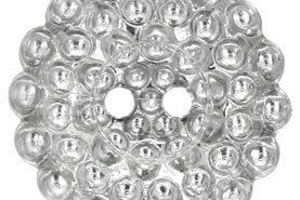 Zilver - Knoop zilver margrietje 17.5mm 5567-28