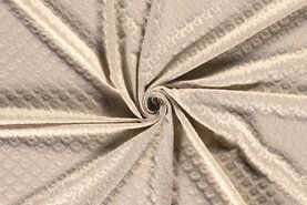 Viscose, polyamide, elastan stoffen - Viscose stof - batik abstract - beige - 19168-052