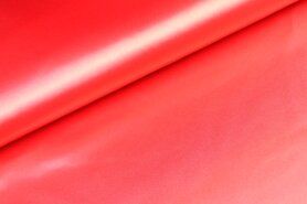 Feestkleding stoffen - Satijn stof - rood - 4162-014