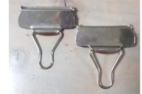 Knopen - Tuinbroeksluiting 50 mm zilver C0138 (PER TWEE STUKS)