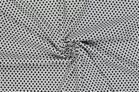 80% polyamide, 20% elastan stoffen - Polyester stof - travel retro - zwart - 19530-997