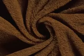 Handdoek stoffen - Badstof - dubbel gelust - donker caramel - 2900-153