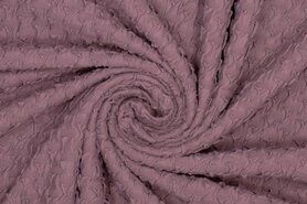 230gr/M² - Tricot stof - jacquard 3d - paars - 794106-682