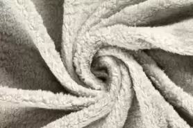Decoratie en aankleding stoffen - Bont stof - teddy - lichtgrijs - 18494-061