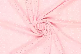 Lichtroze stoffen - Tricot stof - licht roze - 16695-880