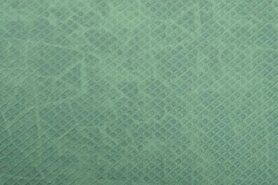 Uitverkoop - Tricot stof - jacquard rica foil - groen - 11750-320