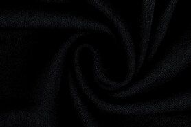 Zwarte stoffen - Viscose stof - viscrepe - zwart - 0802-999