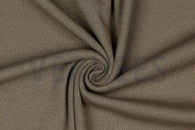Taupe - Jersey Stoff - Rippstrick - taupe - 21/1072-057
