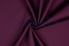 Aubergine - Baumwolle - Baumwollsatin - aubergine - 21/5900-012