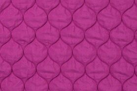 Jasje - Doorgestikte stof - quilty silvio - cyclaam roze - Q22610-180