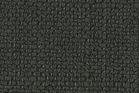 Zwarte gordijnstoffen - Linnen stof - Interieur- en gordijnstof Linnenlook - zwart - 207322-C