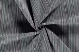 Jasje - Polyester stof - jacquard strepen - multi - 20310-007