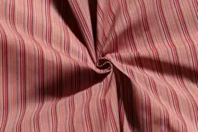 Poncho stoffen - Polyester stof - jacquard strepen - multi - 20310-008