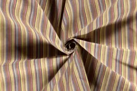 Jasje - Polyester stof - jacquard strepen - multi - 20310-002