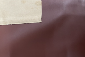 Diverse merken stoffen - Kunstleer stof - vegan leather - bruin - JT115