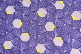 100% katoen stoffen - Canvas stof - abstract - paars - JT132
