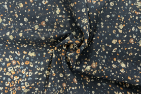 Dekoration und Einrichtung - Voile Stoff - Chiffon - Lurex - schwarz - JT150