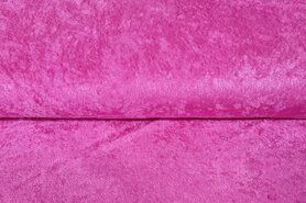 Rosa - Velours de panne stof - roze - SR5