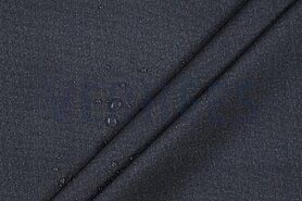 Waterproof stoffen - Waterproof stof - outdoor jeanslook - navy - 4942-004