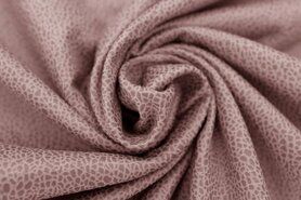 Oeko-Tex klasse 2 - Kunstleer stof - unique leather suede - roze - 0541-821