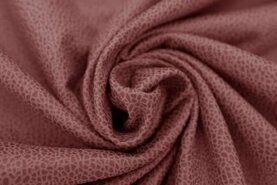 Oudroze stoffen - Kunstleer stof - unique leather suede - oudroze - 0541-534