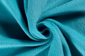 Deken stoffen - Fleece stof - turquoise - 9111-004