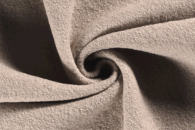 Gekookte stoffen - Wollen stof - Gekookte wol - beige - 4578-052