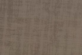 Exclusieve meubelstoffen - Polyester stof - Interieur- en gordijnstof fluweelachtig patroon - beige - 066340-V-X