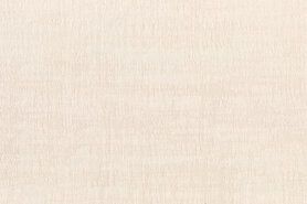 Exclusieve meubelstoffen - Polyester stof - Interieur- en gordijnstof fluweelachtig patroon - ecru - 066340-P-X