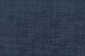 Exclusieve meubelstoffen - Polyester stof - Interieur- en gordijnstof fluweelachtig patroon - middenblauw - 066340-H12-