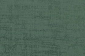 Exclusieve meubelstoffen - Polyester stof - Interieur- en gordijnstof fluweelachtig patroon fris - oudgroen - 066340-Y7-X