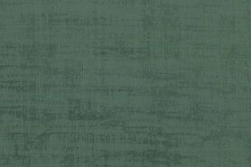 Gordijnstoffen - Polyester stof - Interieur- en gordijnstof fluweelachtig patroon fris - oudgroen - 066340-Y7-X