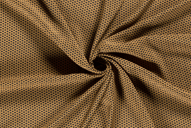 Camel beige stoffen - Viscose stof - abstract - camel - 20149-253