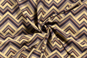 Camel beige - Viscose stof - abstract - camel - 20155-053