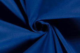 Kobalt blauwe stoffen - Katoen stof - zacht - kobaltblauw - 1805-005