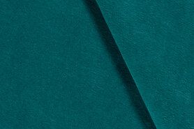 Blauwgroene stoffen - Hobby vilt 7070-024 Petrol 1.5mm dik