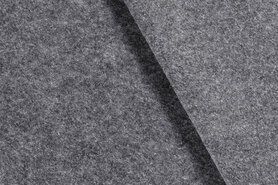 Gemeleerde stoffen - Hobby Filz 7070-067 dunkelgrau meliert 1.5mm stark