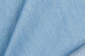 Lichtblauwe stoffen - Spijkerstof - jeans - lichtblauw - 22/1785-002