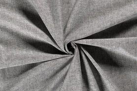 Overhemden - Leinen Stoff - Leinenmischung chambré - melange schwarz - 21021-069