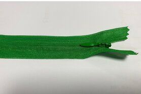 Blinde Reißverschlüsse - nahtverdeckter Reissverschluss 22 cm apfelgrün