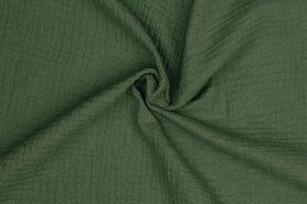 Grüne Stoffe - Katoen stof - hydrofiel - groen - 9959-044